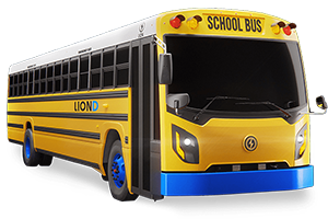 2025 Lion Electric LionD All-electric Type D School Bus - 126 kWh