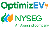 Earn Monthly NYSEG Rewards with OptimizEV logo